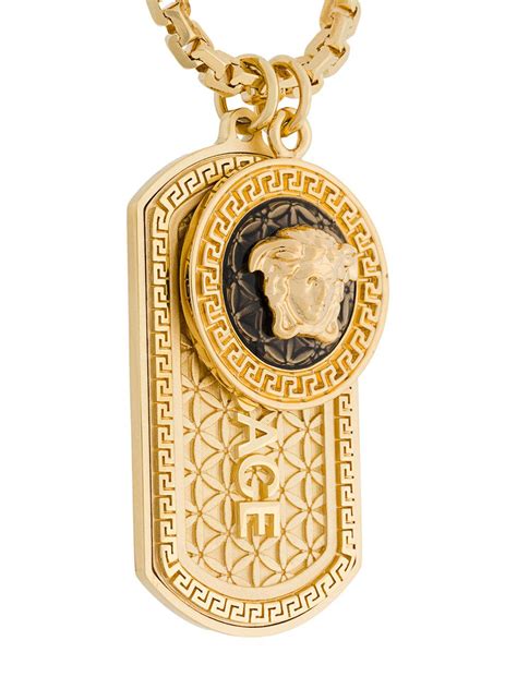 versace dogtag|Versace dog accessories.